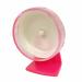 Large Silent Hamster Wheel on Stand 16.5cm - Quiet Running Spinner Suitable for Small Syrian & Dwarf Hamsters (Pink)
