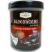 Blood Worms 0.5 oz -100% Natural Freeze Dried Blood Worms - Aquarium Fish Food - High Protein Food for Betta Fish, Food for Goldfish, Food for Cichlid, Food for Guppy, Food for Discus, Food for Turtle