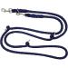 Adjustable Dog Exercise Line for Large Dogs up to 80 kg - 2.40m 2.80m 3.50m 5m | 17 Fabrics | Durable & Stable Navy Blue 4-Fold Design - Buy Online on SooperMarket.com