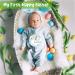 Baby Milestone Cards Set | 7 Wooden Monthly Cards & 8 Festival Stickers | Baby First Year Growth Props for Unisex | Baby Shower Gifts - Buy Online on SooperMarket.com