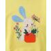 Girls Cotton Sweatshirt with Bunny Print | Long Sleeve Pullover for 4-5 Years Old | Toddler Casual Jumper | Age 1-12 Years - Buy Online on SooperMarket.com