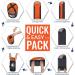 VENTURE 4TH Backpacking Sleeping Bag - Lightweight Warm & Cold Weather for Adults, Kids, Couples - Ideal for Hiking, Camping & Outdoor Adventures - XXL Double Size 4.5lbs | Orange/Gray - Buy Online on SooperMarket.com