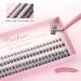 Cuckoo Cluster Lashes - 100 Pc 3D Fluffy DIY Eyelash Extensions - C Curl Mixed Length Individual Cluster Lashes for Volume - Cluster Lash-01 - Buy Online on SooperMarket.com