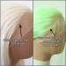 Light Green Synthetic Lace Front Wig - Long Straight Heat Resistant Fiber Hair - Pre Plucked Natural Hairline - for Cosplay and Daily Wear - Buy Online on SooperMarket.com