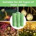 Rechargeable AA Batteries for Solar Lights - 600mAh 1.2V 4pcs - Ideal for Garden & Household Devices - Buy Online on SooperMarket.com