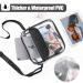 Moko Station Approved Clear Crossbody Bag | Transparent Adjustable Shoulder Bag for Sports Games & Concerts - Black 25.5x10.5x5 cm - Buy Online on SooperMarket.com