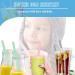 12-pcs Reusable Silicone Drinking Straws with 4 Carrying Bags and 2 Cleaning Brushes - BPA-Free Eco-Friendly Durable Suitable for Hot and Cold Drinks and Ideal for Kids Travel and Parties | L'S - Buy Online on SooperMarket.com