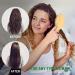 MRD Natural Bamboo Hair Brush Set - Wide-Tooth Paddle Comb for Women Men Kids - Ideal for Thick Thin Curly Dry Hair - No Bristle Detangling Kit - Buy Online on SooperMarket.com