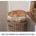 Macrame Cat Hammock Bed with Cushion - Boho Cat Hanging Bed for Wall, Ceiling, Window - Includes Hanging Kit - Cute Cat Furniture and Decor - Buy Online on SooperMarket.com