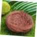 Unomor 12th Simulated Bird Nest - Decorative Easter Egg Nest for Outdoor & Tree Decoration | Mini Hemp Silk Birds 12x12cm Coffee - Buy Online on SooperMarket.com