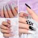 RARJSM Holographic Nail Polish Set - Black, White, Silver, Rose Gold Glitter Gel Polish - 4PCS 7.5ML UV LED Manicure Varnish Gift Set - Buy Online on SooperMarket.com