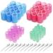 60 PCS Hair Rollers Sets with Duckbill Clips -Cludoo Hair Rollers Include 4 Size (Large, Medium, Small)4 Colors Rollers Hair, Curlers Hair Design for DIY or Hair Salon for Long Medium Short Hair