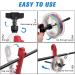 Mini Fishing Line Spooler Portable Winder for Spinning and Baitcast Reels - Red/White - Buy Online on SooperMarket.com