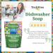 Truly Free Auto Dishwasher Soap 12.5oz - Natural Concentrated Dishwasher Detergent Hard Water Stain Remover No Harmful Ingredients - Sparkling Clean Dishes - Buy Online on SooperMarket.com