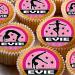 24 personalised edible Gym gymnastics Gymnast Girls pink kids childrens party decorations Iced Icing CupCake Toppers