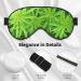 Buy Green Leaf1 Soft Sleep Eye Mask - Breathable Female Eye Patch for Travel & Relaxation - Buy Online on SooperMarket.com