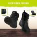 TIDEWE Men's Lace Up Neoprene Waterproof Hunting Boots - Black, Size 12 - Buy Online on SooperMarket.com