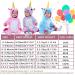 Doladola Baby Unicorn Romper | Flannel Animal Hooded Jumpsuit for Toddler | 18-24 Months | Pink - Buy Online on SooperMarket.com