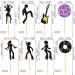 Rsstarxi 24 Pack 70's Disco Dancing Cupcake Toppers Glitter 80's Disco Dancer Cupcake Picks 70's 80's Disco Cake Decorations for Music Ball Disco Theme Wedding Birthday Party Decorations Design 1 - Buy Online on SooperMarket.com