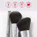 Mirabella Liner & Brow Duo Brush | Premium Cruelty-Free Makeup Brush | Hand-Sculpted Aluminum Handle for Flawless Blending - Buy Online on SooperMarket.com
