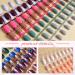 EBANKU 960 Colorful Short False Nails Full Cover Coffin Press on Nails Set with Nail File and Stick - Natural Fake Nails for Women Girls - Buy Online on SooperMarket.com