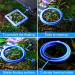 Molain Fish Feeding Ring 2 Pieces Fish Feeder Aquarium Fish Turtle Tank Accessories Food Feeder Circle For Guppy Bettas goldfish Turtle (Blue) - Buy Online on SooperMarket.com
