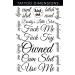Kink Ink - 17 Cursive Black Temporary Tattoo Letters on A4 Sheet - Buy Online on SooperMarket.com