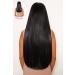 Lullabellz Super Thick Statement Straight Clip In Hair Extensions 5-Piece 26-Inch Length Natural Black - Buy Online on SooperMarket.com