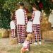 PatPat Family Matching Christmas Pajamas Set - Tree Snowflake Letters Print, Long Sleeve Sleepwear, Xmas Outfits for Kids 6-7 Years - Colorblock - Buy Online on SooperMarket.com