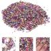 FRCOLOR 1 Glass Chip Chunky Flakes Sequins Metallic Crushed Glass Epoxy Filler Charms Irregular Nail Art Crushed Glass Flakes for Nails Retro Vase Manicure Fillers Nail Stickers 3D Crystal 0.5X0.3cm Colorful - Buy Online on SooperMarket.com