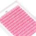 Bodermincer D Curl Cluster Eyelashes - 240pcs 20D in Red Blue Black Brown Purple | 16mm False Eyelash Extensions - International Shipping Available - Buy Online on SooperMarket.com