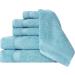 La Hammam Fine Living 6-Piece Cotton Towel Set - Soft & Absorbent Towels for Bathroom, Kitchen, Hotel, Gym & Spa - Aqua - Buy Online on SooperMarket.com