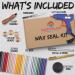 Wax Stamp Kit - 16 Colors Quick Melt Wax Gun with Seal Heads & Metallic Pens - Perfect for Wedding Invites & Christmas Letter Sealing - Buy Online on SooperMarket.com