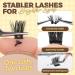 LASHVIEW Self Adhesive Lashes - 10-16mm Eyelash Extension Kit | No Glue Needed | DIY Press-on Clusters with Tweezers - Shop Internationally - Buy Online on SooperMarket.com