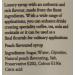 Simply Peach Syrup Vegan & Nut Free Flavoured Syrup for Coffee Cocktails & Baking (1 Litre) - Buy Online on SooperMarket.com