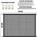 Magic Mesh Dog Gate for Stairs & Doorways | 30 Tall 38 Wide | Stainless Steel Pole Reinforcement - Buy Online on SooperMarket.com