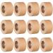Tondiamo 12 Rolls Micropore Tan Surgical Tape Medical Tape Aid Tape Skin Tape Adhesive Face Tape Breathable Nose Tape Non Woven Paper Mouth Tape for Sleeping Household Supplies (1 Inch x 10 Yards)