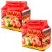 MAMA Tom Yum Shrimp Noodles 60g Pack of 10 - Delicious Thai Flavors Hot & Spicy Noodles w/Shrimp Tom Yum Soup Base No Trans Fat w/Fewer Calories Than Deep Fried Noodles