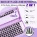 84 PCs Individual Eyelash Extensions - Z15 B&C DIY Lash Clusters for Beginners & Reusable Lashes at Home - D-10 mm - Buy Online on SooperMarket.com