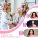 Jumbo Hair Rollers Set Hair Rollers Self Grip Curlers For Long Hair No Heat Curlers Heatless Hair Rollers With Clips & Comb 24 Packs (Red 24Pcs) - Buy Online on SooperMarket.com