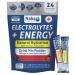Naka Electrolytes + Energy Natural Hydration Drink Mix powder Berry Flavour Caffeine Free Botanical Boost with Beetroot Hawthorn Berry and Ginseng Made in Canada (24 sachets)
