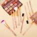 Buy WLLHYF 10-Piece Crystal Makeup Brush Set | Synthetic Fiber Tools for Flawless Foundation Eyeshadow Eyeliner & More - International Shipping Available - Buy Online on SooperMarket.com