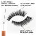 Eylure Luxe Cashmere No. 6 False Lashes with Adhesive - 1 Pair | Long-Lasting Glamorous Eyelashes - Buy Online on SooperMarket.com