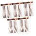 Mikinona 5 Sheets Eyebrow Stickers Simulation Eyebrow Peel off Eyebrow Sticker Fake Eyebrows Makeup Eyebrow