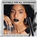 Buy Black Lipstick & Lip Liner Set | Matte Long-Lasting Black Stain for Halloween & Goth Makeup - 2PCS - Buy Online on SooperMarket.com