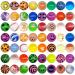 M.Best 25 pieces of flumbies for children 32mm flummi planet Baype balls Springball rubber ball toys for children's birthday party gifts gifts random style 25 pieces multifolitis