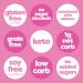 Kiss My Keto Brownie Mix  Low Carb Brownie Mix for Keto Baking | Sugar Free  Gooey Chocolate Keto Brownies | Certified Gluten Free  Keto Dessert Baking Mix  No Glycemic Sweeteners (12 Servings) Brownie Baking Mix - Buy Online on SooperMarket.com