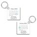 Drifting Ducks Personalised Sentimental Keepsake Day You Became My Dad Date Double-Sided Plastic Keyring Father's Day New Baby Gift