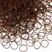 1000 Mini Rubber Bands Soft Elastic Bands for Kid Hair Braids Hair (Dark Brown)