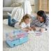 3-Layer Plastic Portable Storage Box - Blue | Multipurpose Organizer for Art, Craft, Cosmetic | Handled Storage Case for Home, School, Office | First Aid Kit Container - Buy Online on SooperMarket.com